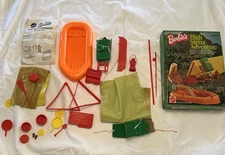 Vintage 1974 Mattel Barbie High Sierra Adventure Playset/Box/Directions-WOW!!