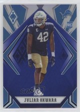 2020 Panini Phoenix Rookies Blue 24/35 Julian Okwara #197 0q7p