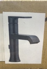 Genta LX Single Hole Single-Handle Faucet with Drain Assembly in Matte Black