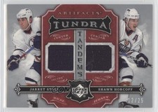 2007-08 Artifacts Tundra Tandems Red 12/25 Jarret Stoll Shawn Horcoff #TT-SH 0c3