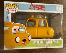Funko Pop! Animation Adventure Time Jake Car with Finn #14 Vaulted