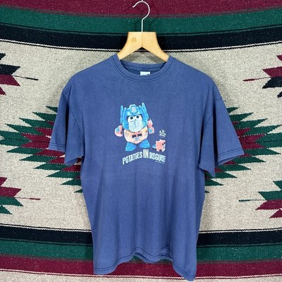 Vintage 2007 Pixar x Hasbro Blue Graphic T-Shirt - Herren Medium - Transformers