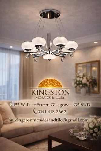 Modern Crystal LED Chandelier Ceiling Pendant – Glass Shades - Multi Variants - Picture 1 of 39