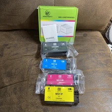 4PK 950XL 951XL Ink Cartridge For HP OfficeJetPro 8610 8620 8100 8630