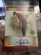2021 Upper Deck Artifacts Tiger Woods Auto Hole 16 Course of a Champion #CA-16