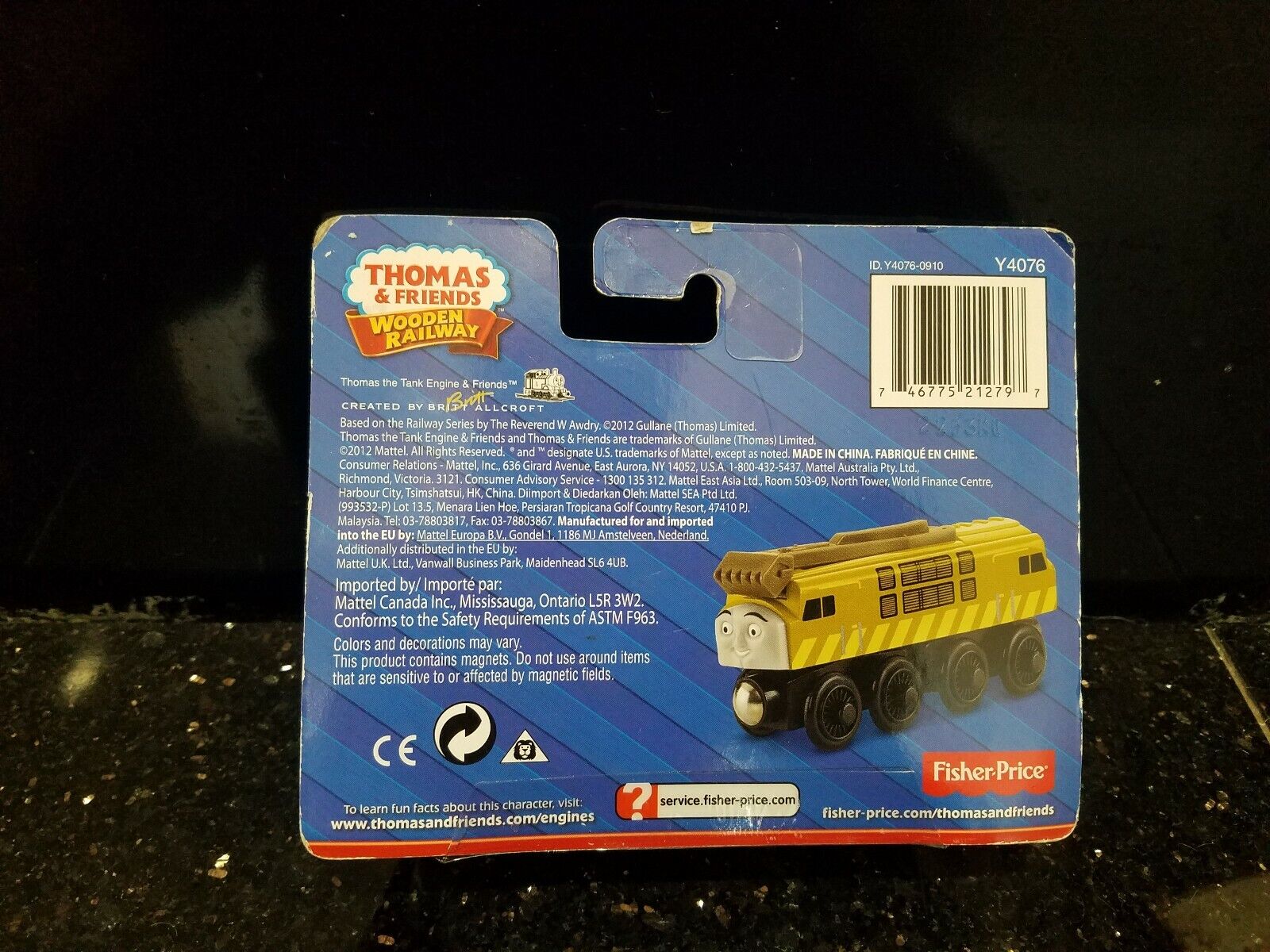 Diesel 10 (Y4076) Thomas & Friends Tank The Train Engine Wooden Railway NEW! 