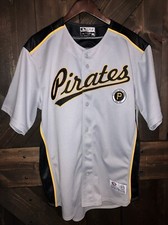 DYNASTY Pittsburgh Pirates Baseball Gray Black Gold Jersey  Men's Large