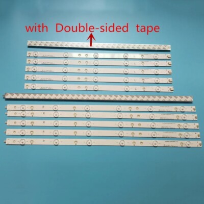 12×LED-Streifen für Sharp 50'' TV LC-50LB371C 500TT64 500TT63 LC-50LB481U LB50045