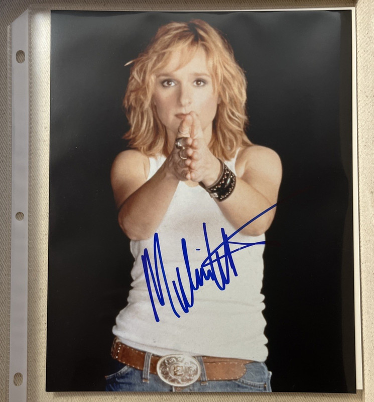 Signed 8x10 Photo MELISSA ETHERIDGE Autographed Picture I Want to Be In Love Era
