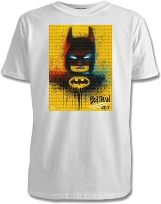 FRUIT OF THE LOOM T-shirt bambini LEGO Batman Movie - 12 disegni / 7 colori / taglie 1-15