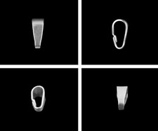 925 ECHT SILBER *** Anhängerschlaufe Öse Anhängeröse Kettenöse für Anhänger