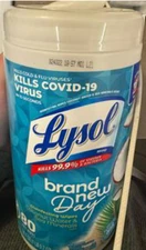 Lysol Disinfecting Wipes - Coconut & Sea Minerals 80 count