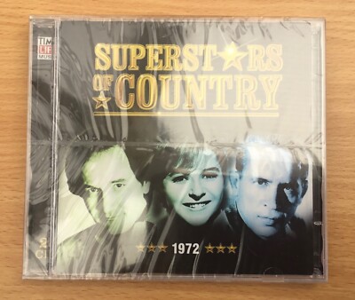  TIME LIFE 2XCD SET SUPERSTARS OF COUNTRY 1972 NEW & SEALED UK SELLER 