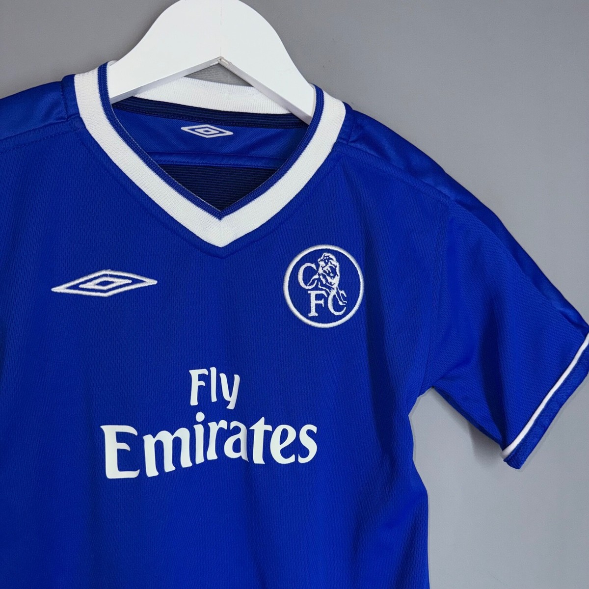 希少 公式 チェルシー ランパード アウェイ ユニフォーム umbro 2003