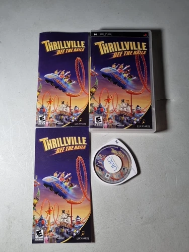 Thrillville: Off The Rails - Sony Playstation PSP, CIB Complete, Tested