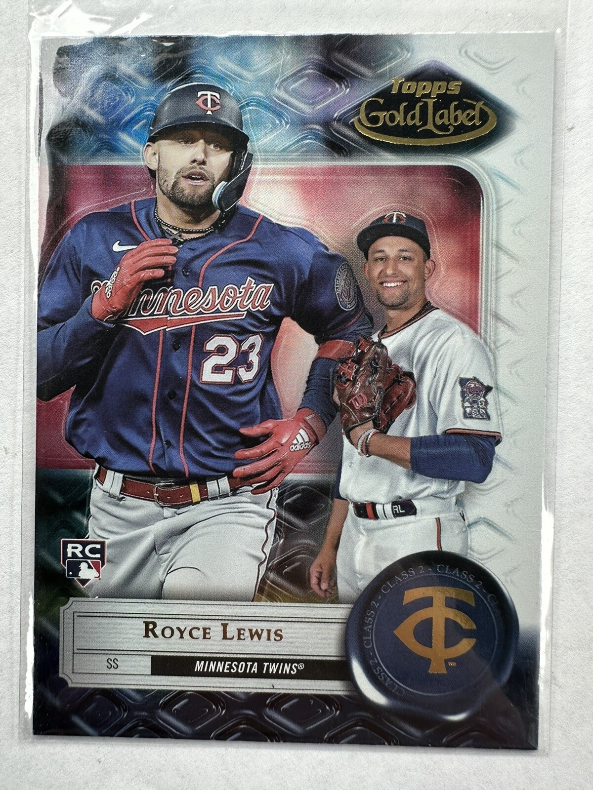 2022 Topps Gold Label Royce Lewis RC Rookie Class 2 Minnesota Twins #86