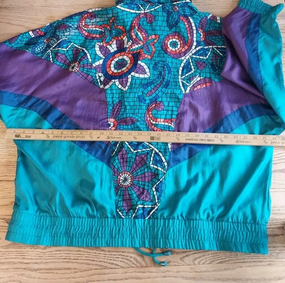 Vtg 80s Windbreaker Jacket Active Code By Climate… - image 6