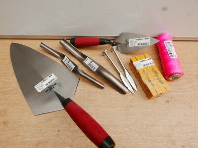 MARSHALLTOWN BRICKIES SET 19D 12'' 45D 6'' KELLEN SCHREINER LINE PINS BLÖCKE