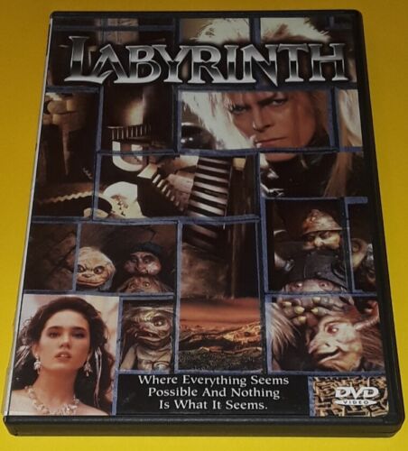 Jim Henson's LABYRINTH DVD - 1986 Classic SCI-FI FANTASY David Bowie Connelly