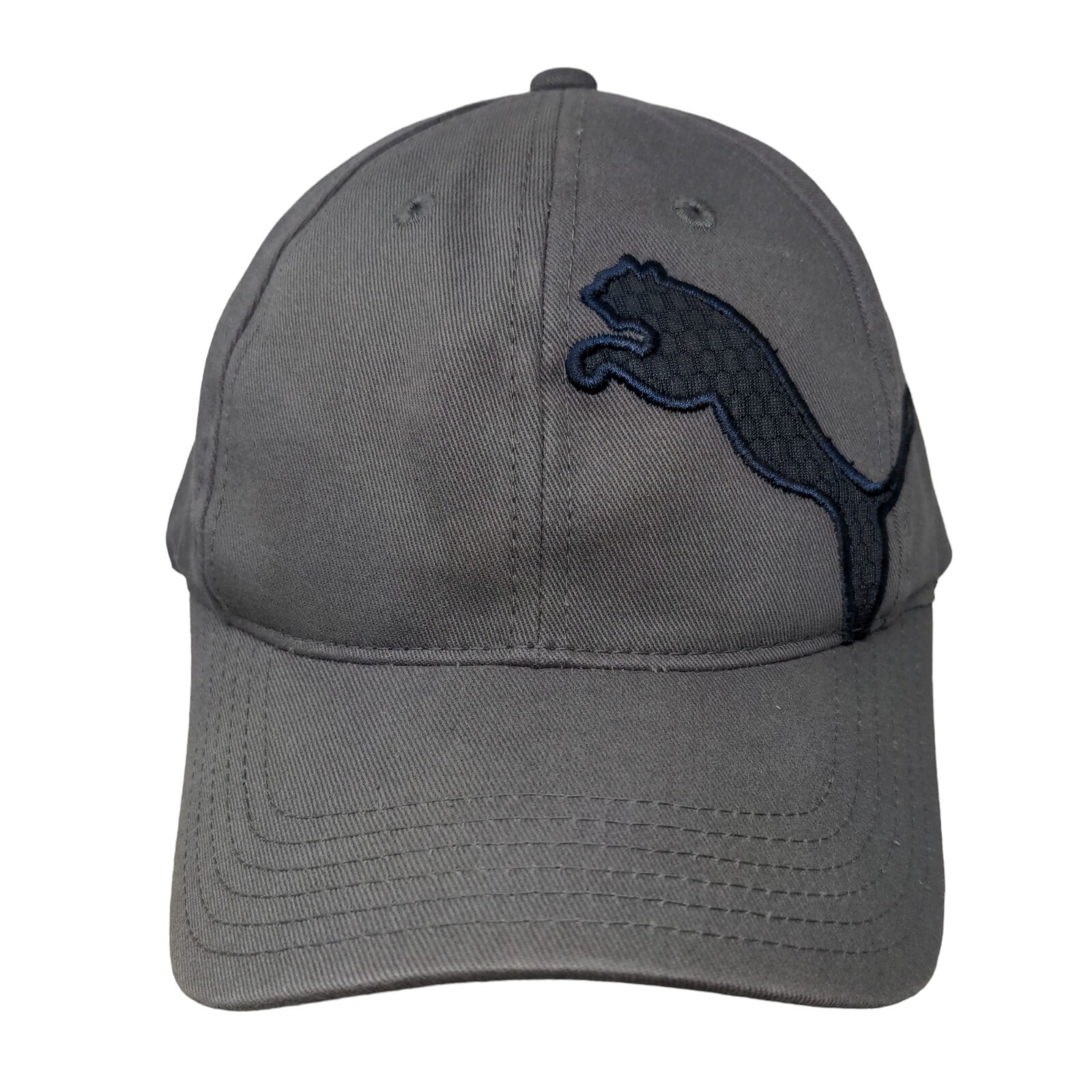 Puma Slideback Hat Gray One Size Embroidered Logo… - image 1