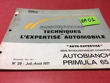 Revue technique Autobianchi PRIMULA