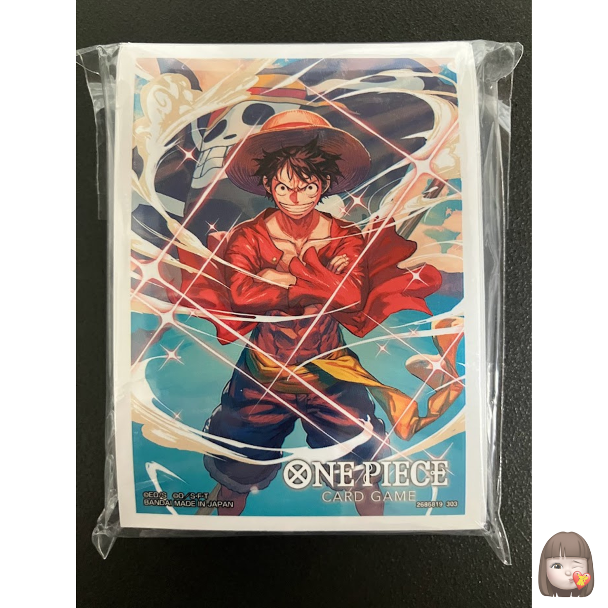 Monkey D. Luffy 70 Sleeves Japanese One Piece Card Game Bandai