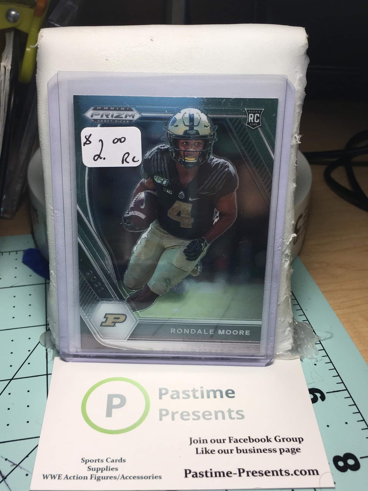 2021 Prizm Draft Picks #129 Rondale Moore RC Purdue