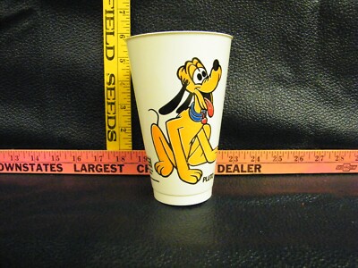 Vintage Pepsi Pluto Hard Plastic Tumbler 16oz Drinking Cup RARE