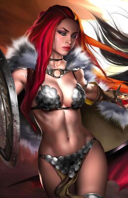 Vampirella Vs Red Sonja #2 Josh Burns 616 Exclusive Red Sonja Virgin Var (12/21/