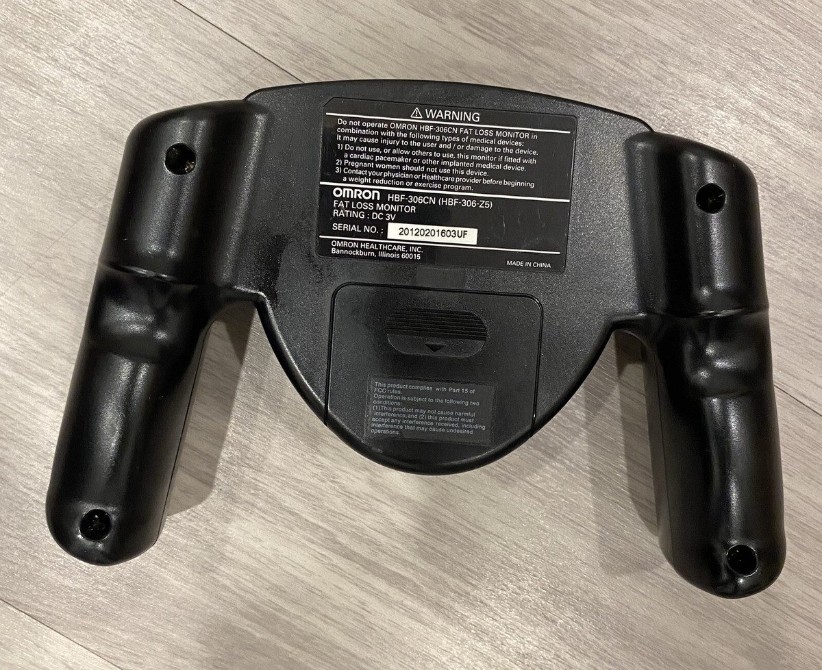 Moniteur Perte De Graisse Omron HBF-306C Noir - Mesure IMC - Testé, Fonctionne ! Très Bon état