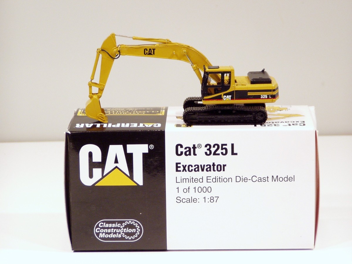 Caterpillar 325L Excavator - 1/87 - Brass - CCM - MIB | eBay