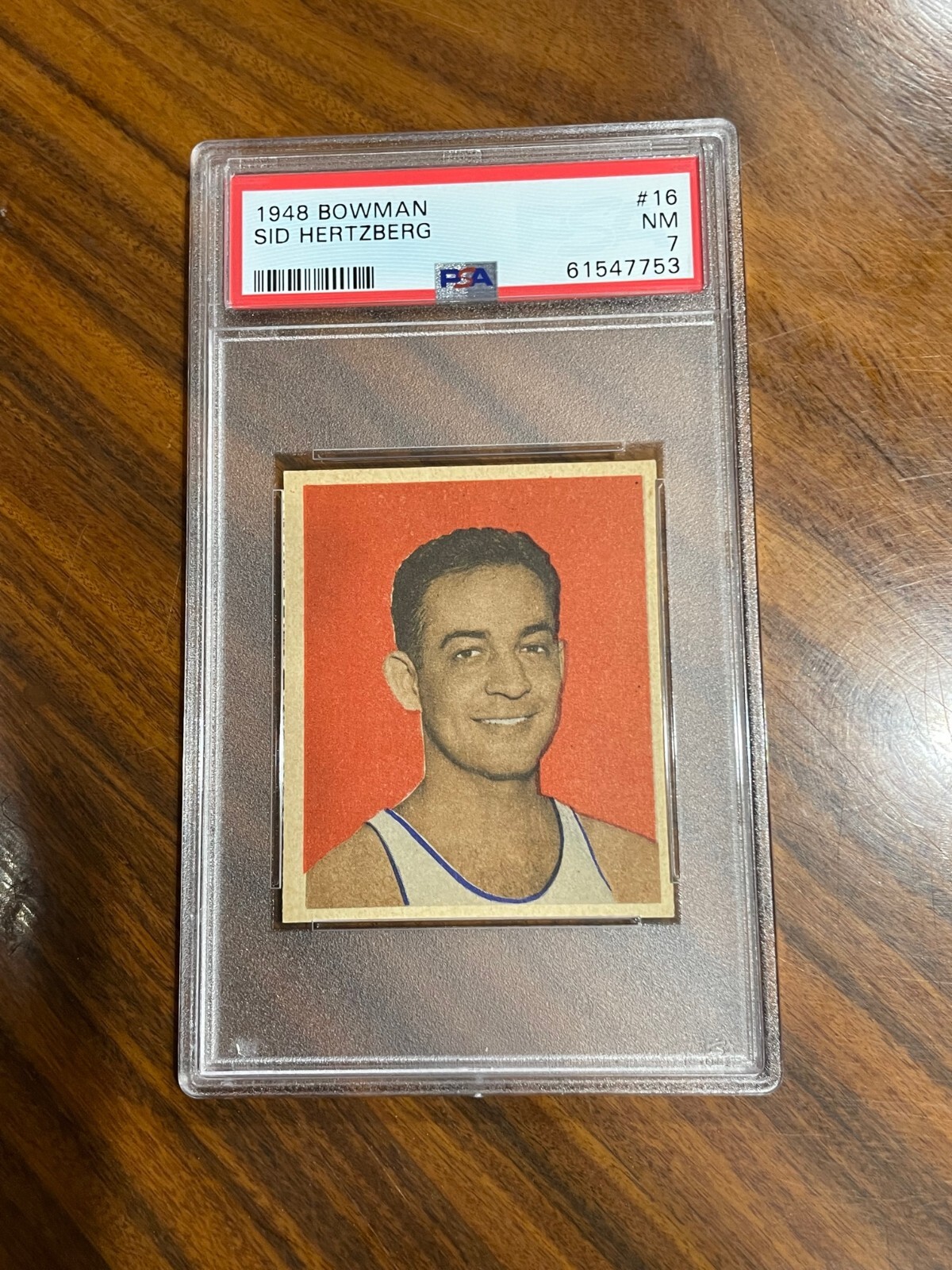 1948 Bowman #16 Sid Hertzberg PSA 7 NM