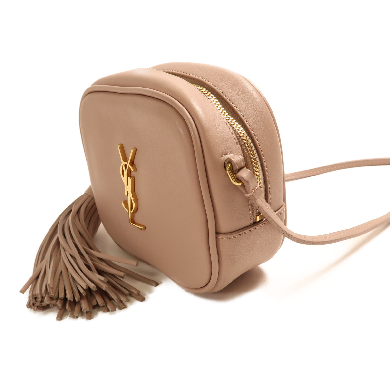 Borsa a tracolla SAINT LAURENT YSL pelle di vitello rosa