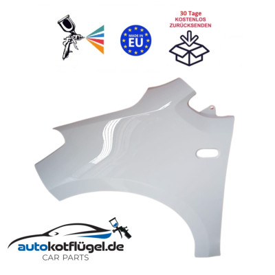 Kotflügel für VW UP LB9A Links Weiß 11 - 16 Vorderseite Lackiert Neu