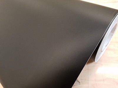 Matte Flat Black 24'' Intermediate Cutting Sign Craft Vinyl Adhesive Film Roll