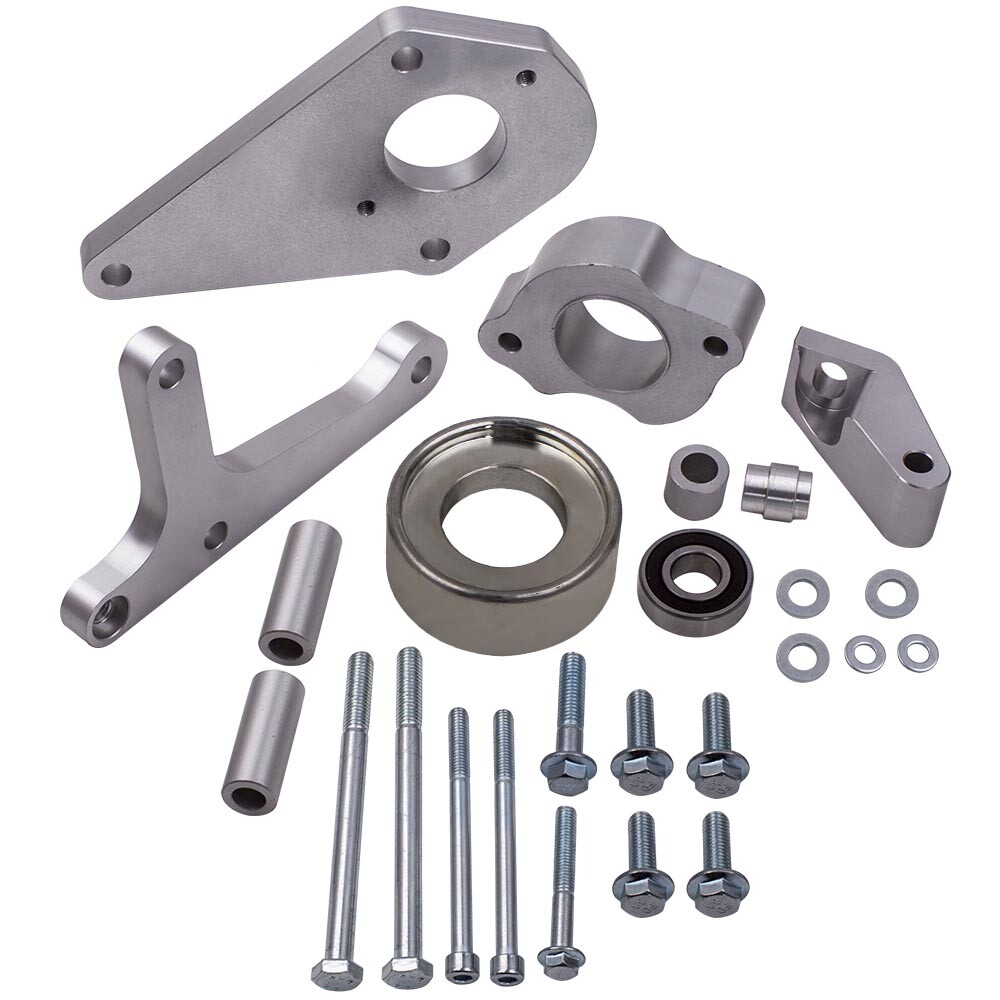 Low Mount Alternator & Power Steering Pump Brackets For GMC Fbody Fit