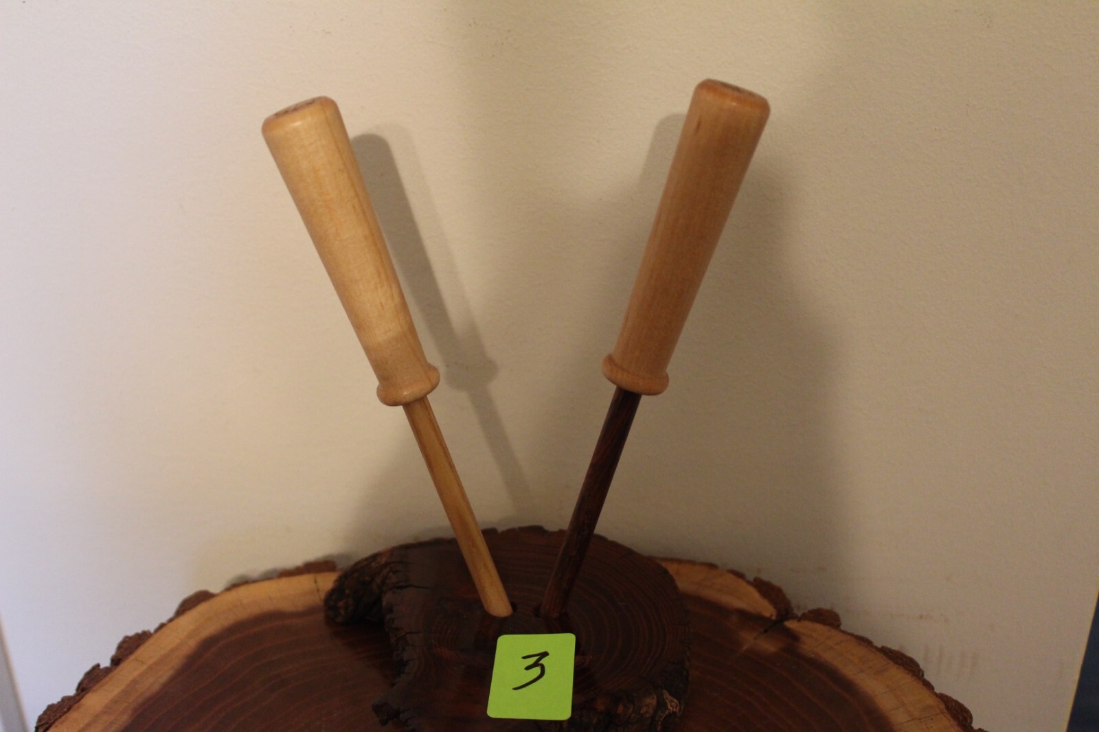 Custom Made Maple Top Turkey Round Tip Pot Strikers