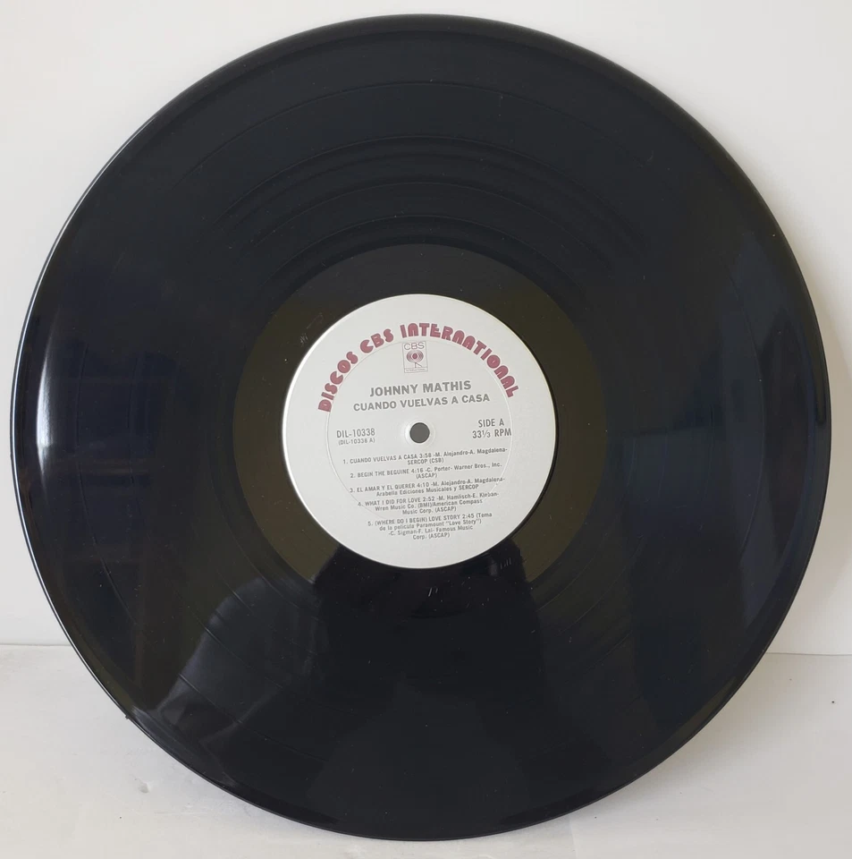 Johnny Mathis Cuando Vuelvas A Casa. Mint Condition. Fast Shipping from USA. - Image 3 of 3