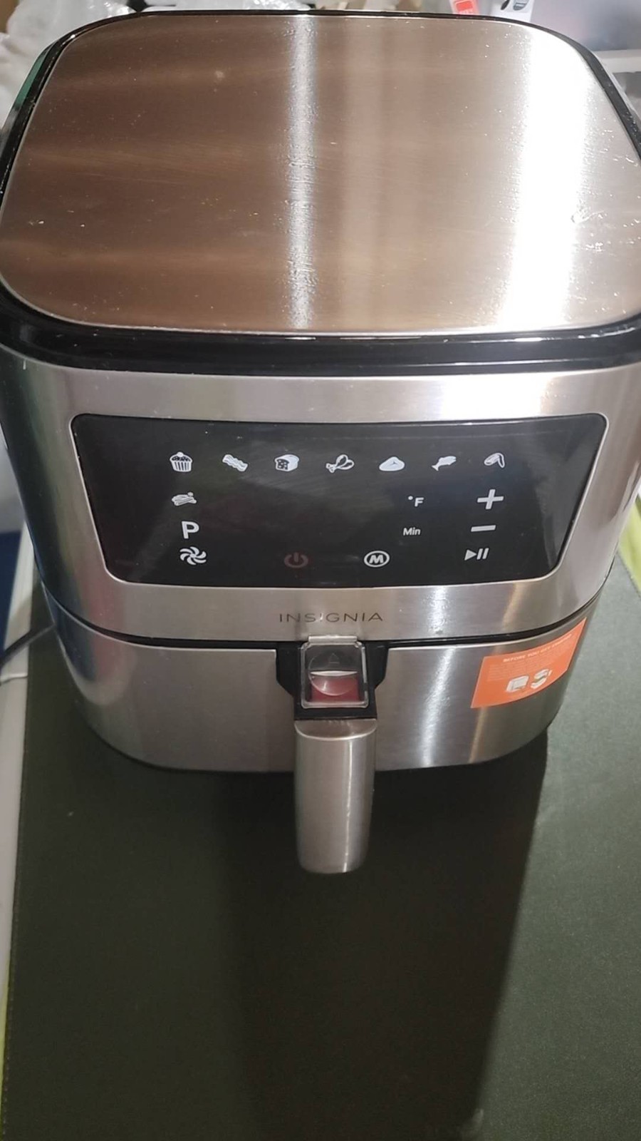 Insignia&trade; - 5 Qt. Digital Air Fryer - Stainless Steel NEW