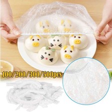 Lot Food Cover Disposable Plastic Wrap Elastic Food Covers For Fruit Bowl Cup