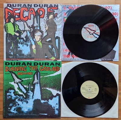 DURAN DURAN | Decade 1st BEST OF LP + Burning The Ground 12''Vinyl GER/EU 1989