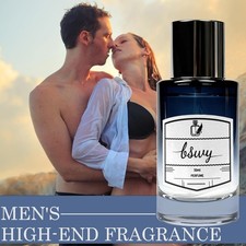 Men's Eau de Toilette 50ml Fresh Citrus Woody Vanilla Scent, Gift for Him