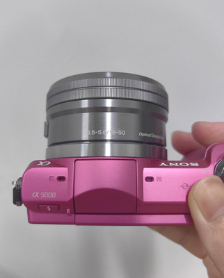 Sony Alpha a5000 Flip Screen Mirrorless Digital Camera Pink with