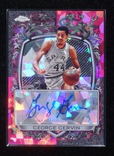 25-26 TOPPS CHROME SAPPHIRE PADPARADSCHA GEORGE GERVIN SUPERFRACTOR AUTO SSP 1/1