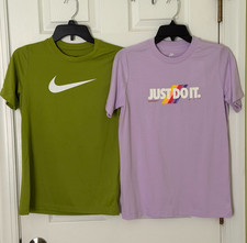 Lot of 2 Nike DRI FIT T-Shirt Kids Size Large NWT FREE SHIPPING