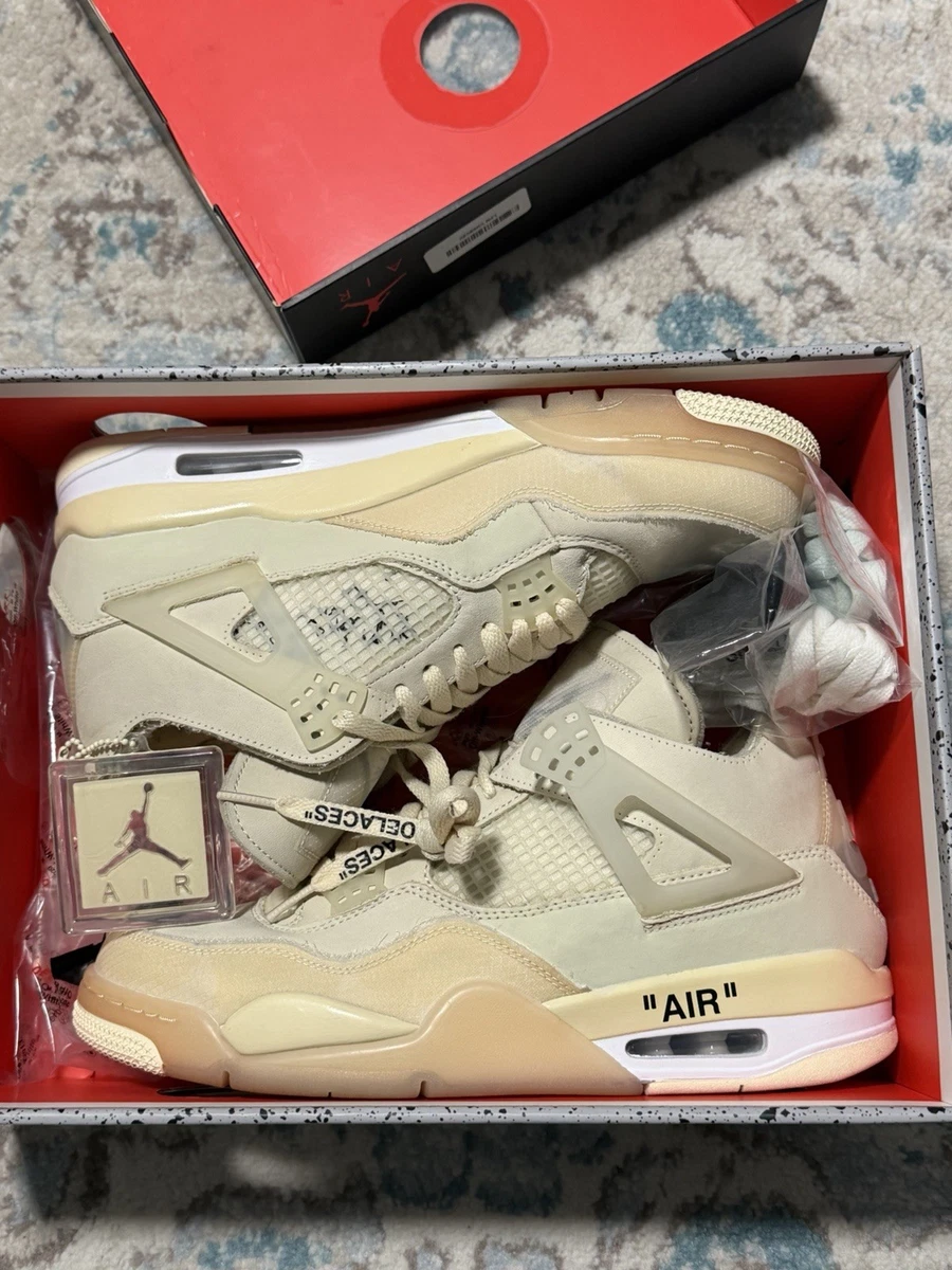 Jordan 4 SP x Off-White Mid Sail W for sale | eBay