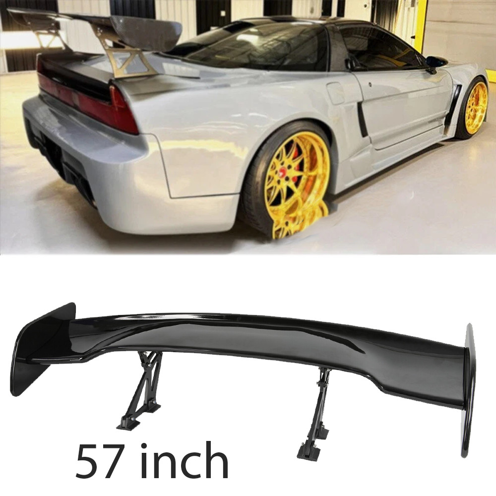 Glossy Black 57" Rear Spoiler Wing Truck Style For Acura NSX U