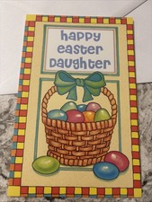 Easter Daughter You Are Loved Colorful Eggs 5'x7.75" Stockwell Greeting Card