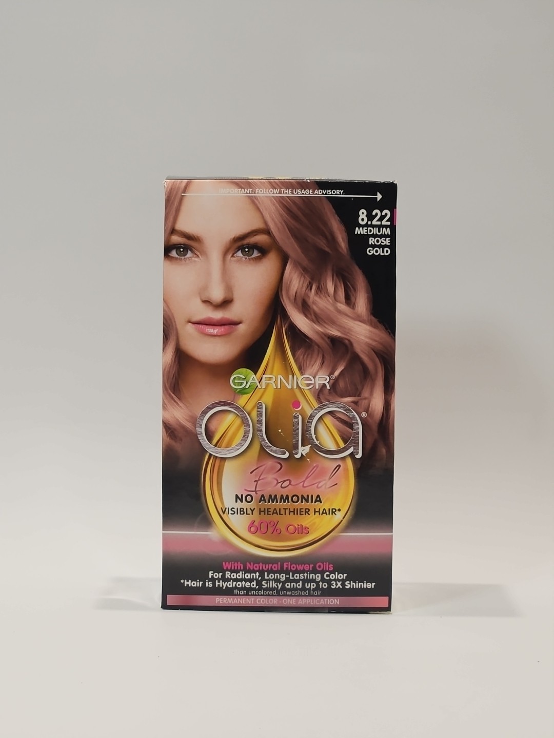 Garnier Olia Ammonia 8.22 Medium Rose Gold Hair Color