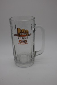 2019 A&W Root Beer 100th Anniversary Glass Mug 1919-2019 Centennial Stein